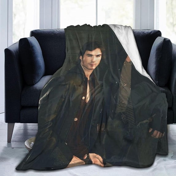 Joseph Morgan Blanket Bedding Fleece Blanket Soft Throw Blankets Lightweight Anti-Static Blanket - 3 Sizes