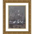thumbnail image 1 of Joseph Pennell 19x24 Gold Ornate Framed and Double Matted Museum Art Print Titled - Smoke and Fog on Gray Day, New York City (1910), 1 of 4