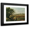 thumbnail image 1 of Joseph Rebell 24x19 Black Modern Framed Museum Art Print Titled - View of the Gentlemen Castle Emmersdorf and Rothenhof with Melk Abbey in the Background (1826), 1 of 5