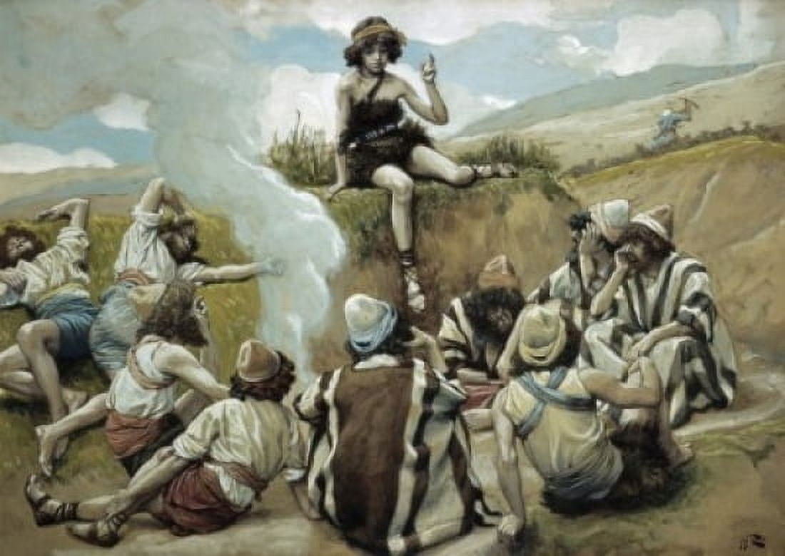 Joseph Reveals his Dream to his Brethren James J Tissot (1836-1902 French) Jewish Museum New York Canvas Art - James Tissot (24 x 36)