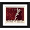 thumbnail image 1 of Joseph Rudolf Witzel 18x15 Black Ornate Wood Framed Double Matted Museum Art Print Titled - German Art and Decoration (1899), 1 of 5