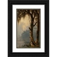 thumbnail image 1 of Joseph Rusling Meeker 10x14 Black Ornate Wood Framed Double Matted Museum Art Print Titled: Louisiana Landscape (1880), 1 of 5