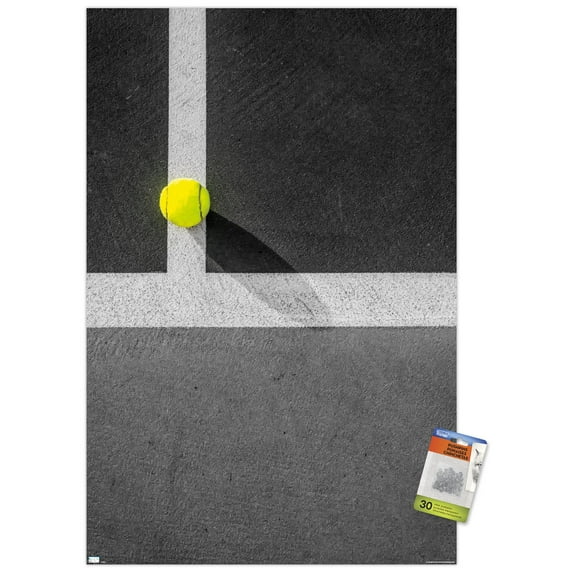 Joseph S Giacalone - Yellow On The Line Wall Poster with Pushpins, 22.375" x 34"