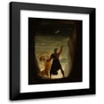 thumbnail image 1 of Joseph Severn 12x14 Black Modern Framed Museum Art Print Titled - Prospero and Ariel, from Shakespeare's&nbsp;The Tempest, 1 of 5