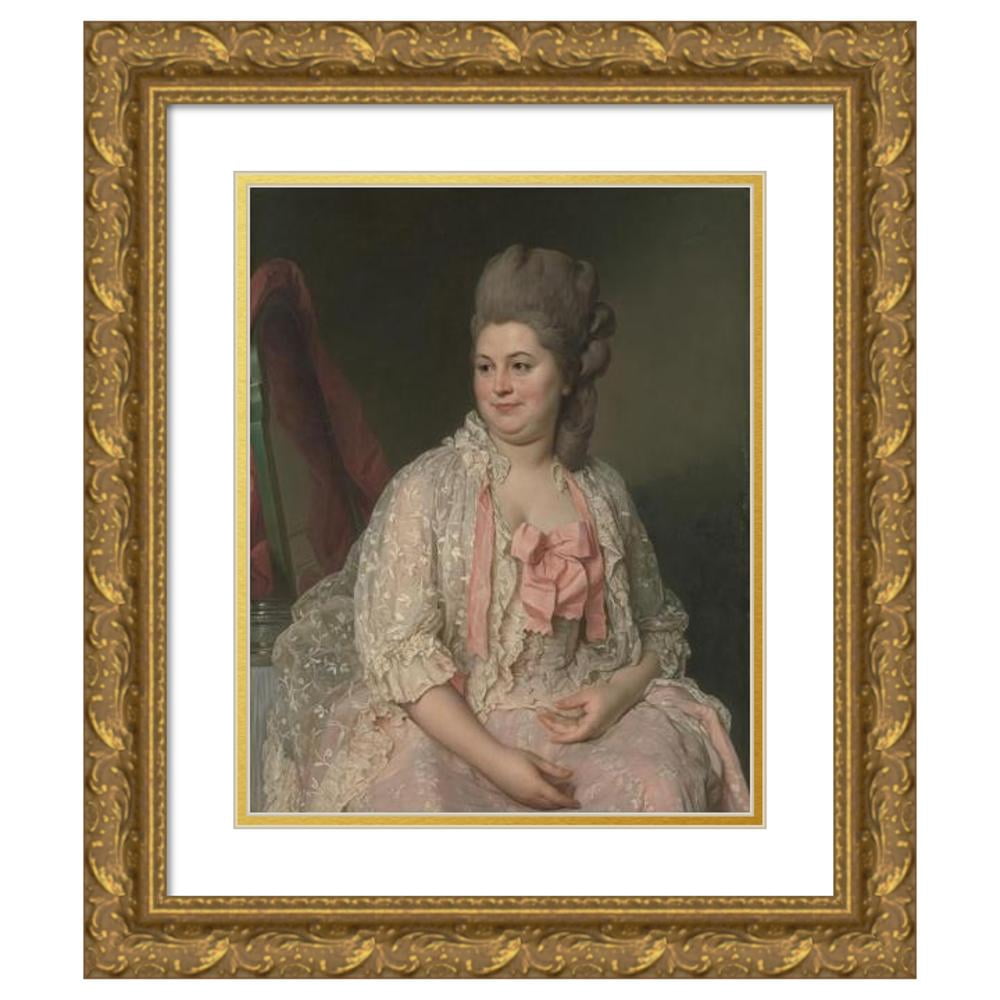 Joseph Siffred Duplessis 20x24 Black Modern Framed Museum Art