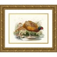 thumbnail image 1 of Joseph Smit 24x19 Gold Ornate Framed and Double Matted Museum Art Print Titled - Phasianus Colchicus. (1872), 1 of 4