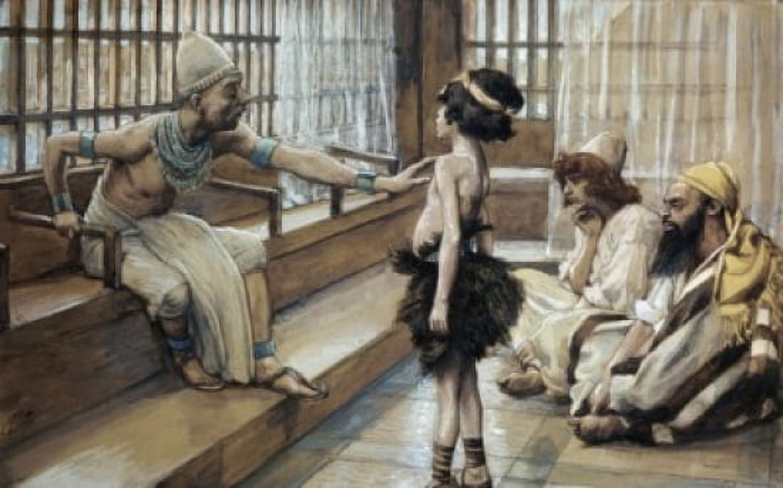 Joseph Sold into Egypt  James J Tissot (1836-1902French)  Jewish Museum New York Canvas Art - James Tissot (18 x 24)
