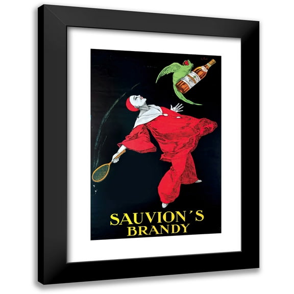 Joseph Stall 11x14 Black Modern Framed Museum Art Print Titled - Sauvion's Brandy (1925)