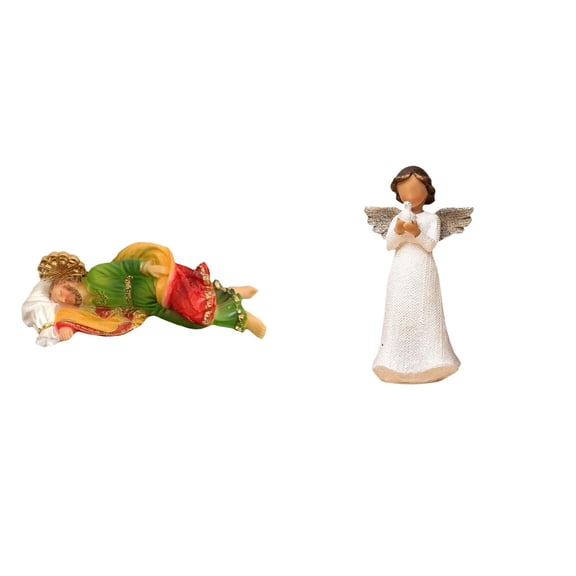 Joseph Statue Angel Figurine Cherub Sculpture Detailed Resin Material for Home Office Desk Living Room Decoration