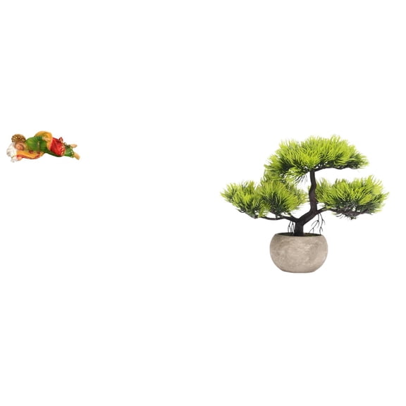 Joseph Statue Sleeping Joseph Figure Artificial Bonsai Tree Realistic Resin Ornament for Office Tabletop Home Decor