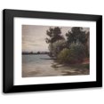 thumbnail image 1 of Joseph Wopfner 18x15 Black Modern Framed Museum Art Print Titled - At the Chiemsee, 1 of 5