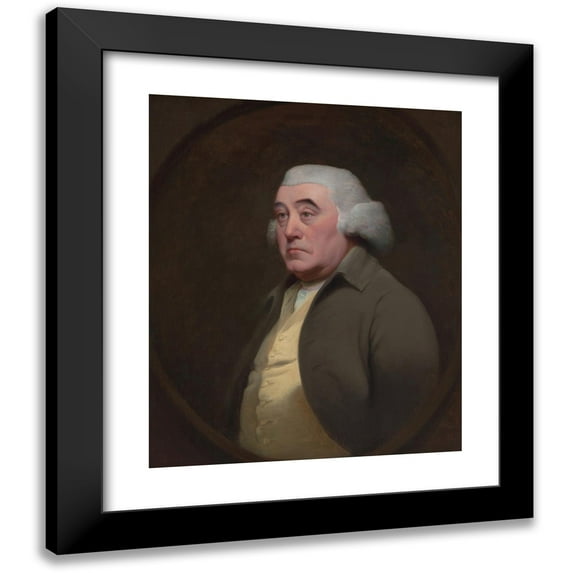 Joseph Wright of Derby 15x18 Black Modern Framed Museum Art Print Titled - Dr. Richard Wright