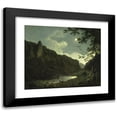thumbnail image 1 of Joseph Wright of Derby 17x15 Black Modern Framed Museum Art Print Titled - Dovedale by Moonlight, 1 of 5