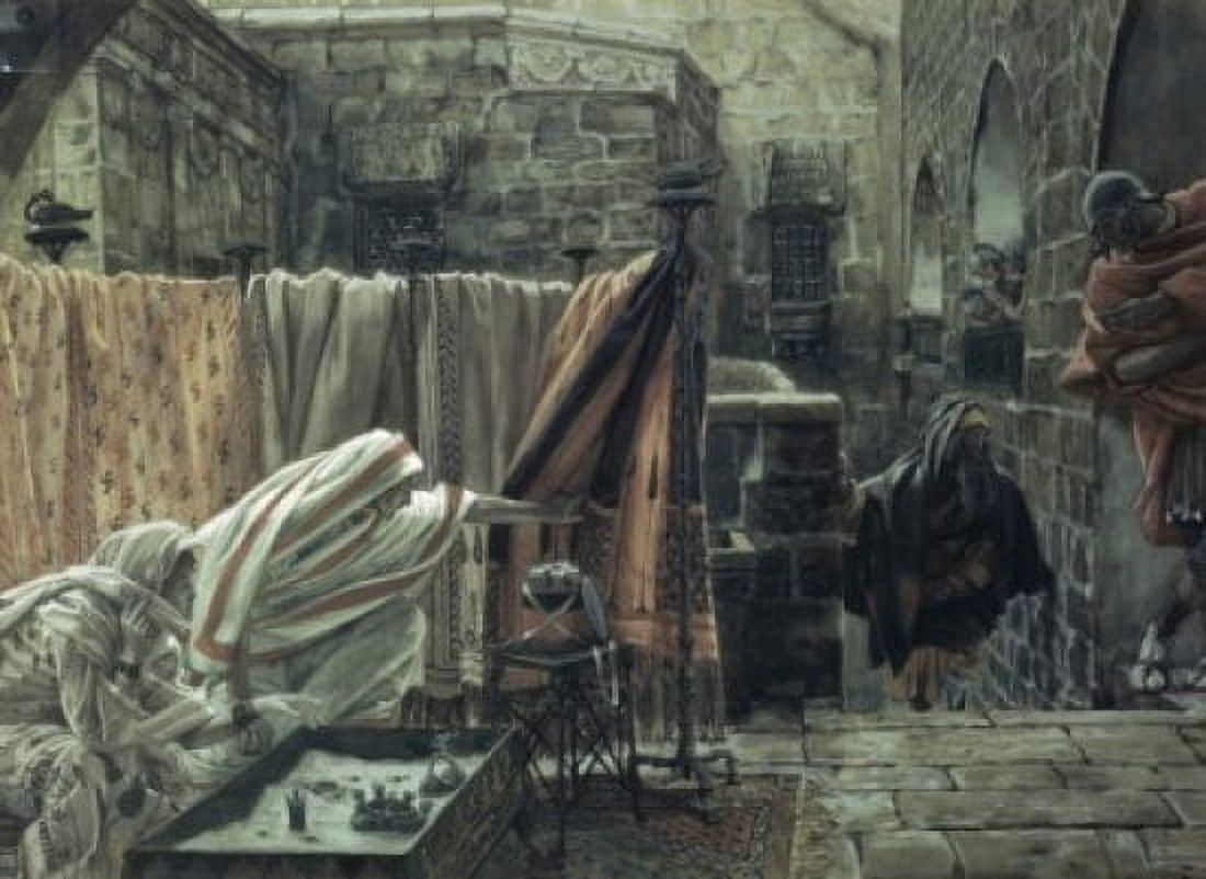 Joseph of Arimathea in Pilates House James Tissot (1836-1902French) Canvas Art - James Tissot (18 x 24)