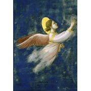 Joseph's Dream (Detail), Giotto di Bondone (c.1266-1337/Italian), Fresco, Arena Chapel, Padua, Italy Poster Print (18 x 24)