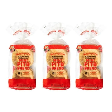 Joseph’s Low Net Carb Flax Mini Pita Bread, 3 Pack, 24 Count