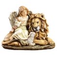 thumbnail image 1 of Joseph's Studio by Roman Angel Sitting with Lion and Lamb 11-1/2-Inch, 1 of 2