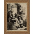 thumbnail image 1 of Joseph`s coat brought to Jacob 20x24 Gold Ornate Wood Framed Canvas Art by Rembrandt, 1 of 2