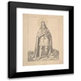 thumbnail image 1 of Joseph von Führich 12x14 Black Modern Framed Museum Art Print Titled - Saint Henry (Emperor Henry II) (1800-1876), 1 of 1