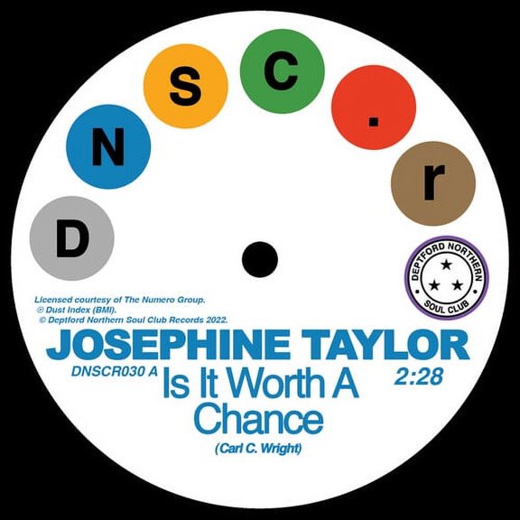 Josephine Taylor - Is It Worth A Chance/Satisfied - Music & Performance - Vinyl [7-Inch]