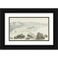 thumbnail image 1 of Josephus Augustus Knip 18x12 Black Ornate Wood Framed Double Matted Museum Art Print Titled - Landscape and Cityscape Near Tivoli (1787 - 1847), 1 of 5