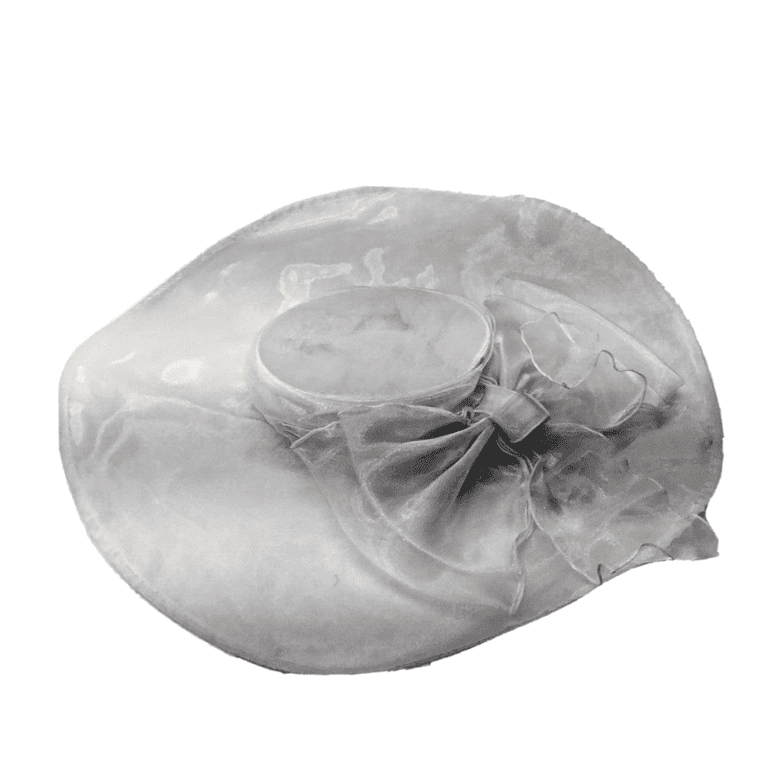 Josette Women Kentucky Derby Church Dress Organza Hat Wide  display picture 1