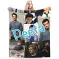 thumbnail image 1 of Josh Actor Hutcherson Blanket Soft Throw Blanket Micro Fleece Fuzzy Blankets Thin Bed Couch Decor for Men Women Adult Nap Bedroom Office All Season 80x60 in, 1 of 9