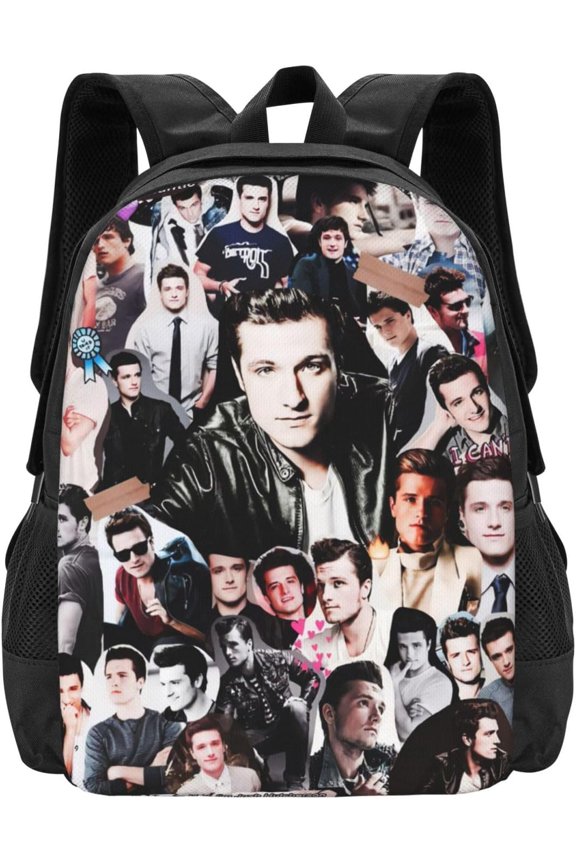 Josh Actors Hutcherson Travel Backpack Laptop Bag Casual Daypack Double Shoulder Bags for Business Outdoor Work 15.6 Inch