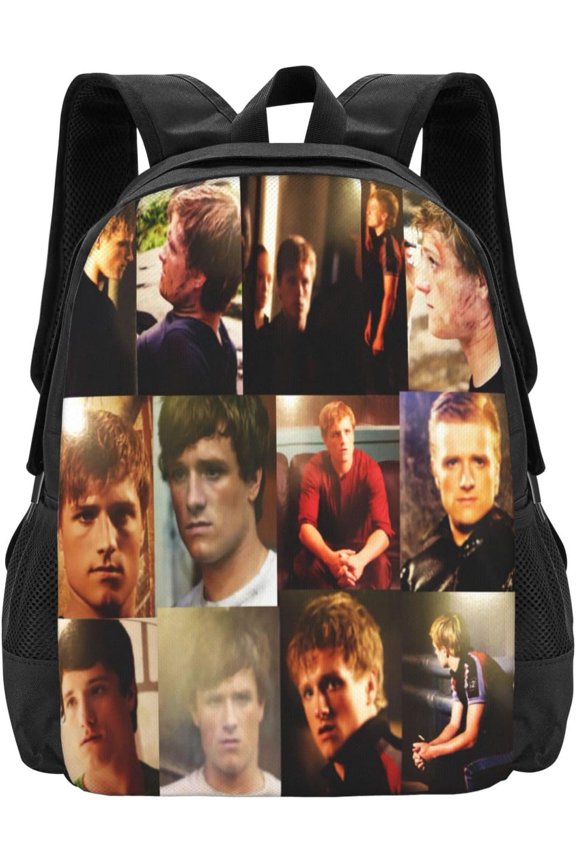 Josh Actors Hutcherson Travel Backpack Laptop Bag Casual Daypack Double Shoulder Bags for Business Outdoor Work 15.6 Inch