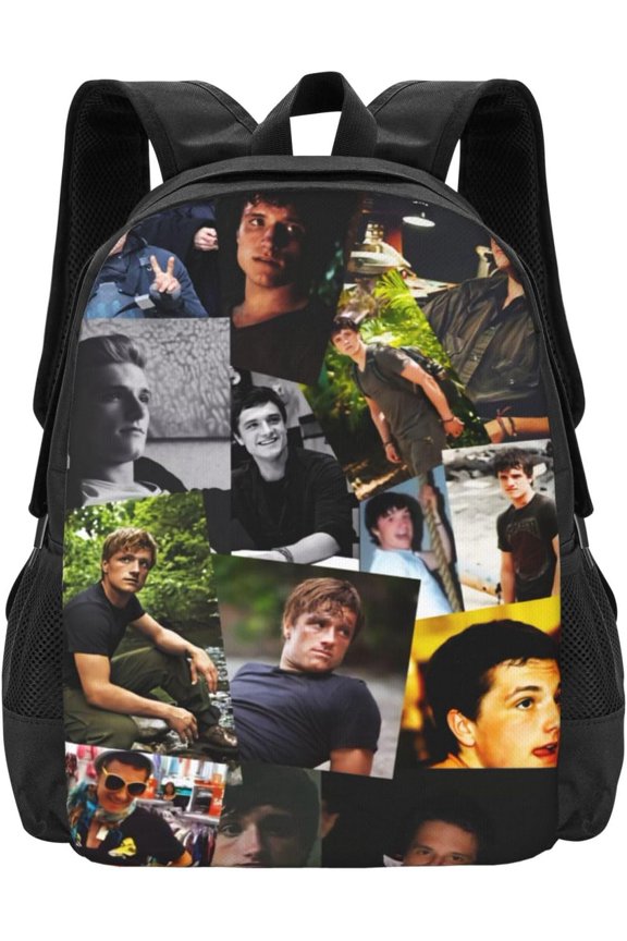 Josh Actors Hutcherson Travel Backpack Laptop Bag Casual Daypack Double Shoulder Bags for Business Outdoor Work 15.6 Inch