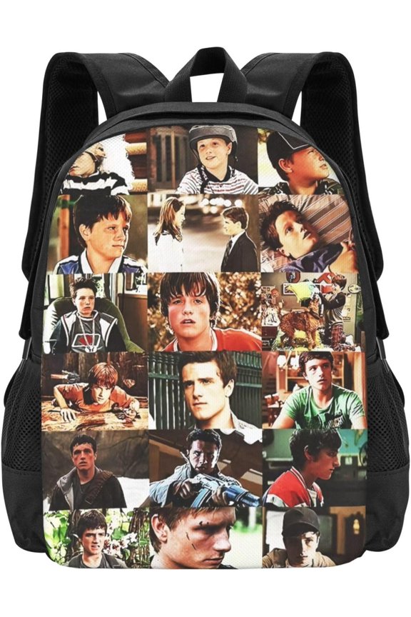 Josh Actors Hutcherson Travel Backpack Laptop Bag Casual Daypack Double Shoulder Bags for Business Outdoor Work 15.6 Inch