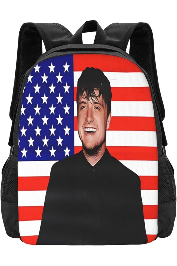 Josh Actors Hutcherson Travel Backpack Laptop Bag Casual Daypack Double Shoulder Bags for Business Outdoor Work 15.6 Inch