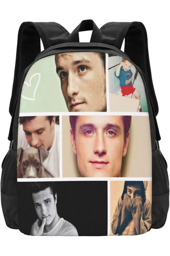 Josh Actors Hutcherson Travel Backpack Laptop Bag Casual Daypack Double Shoulder Bags for Business Outdoor Work 15.6 Inch