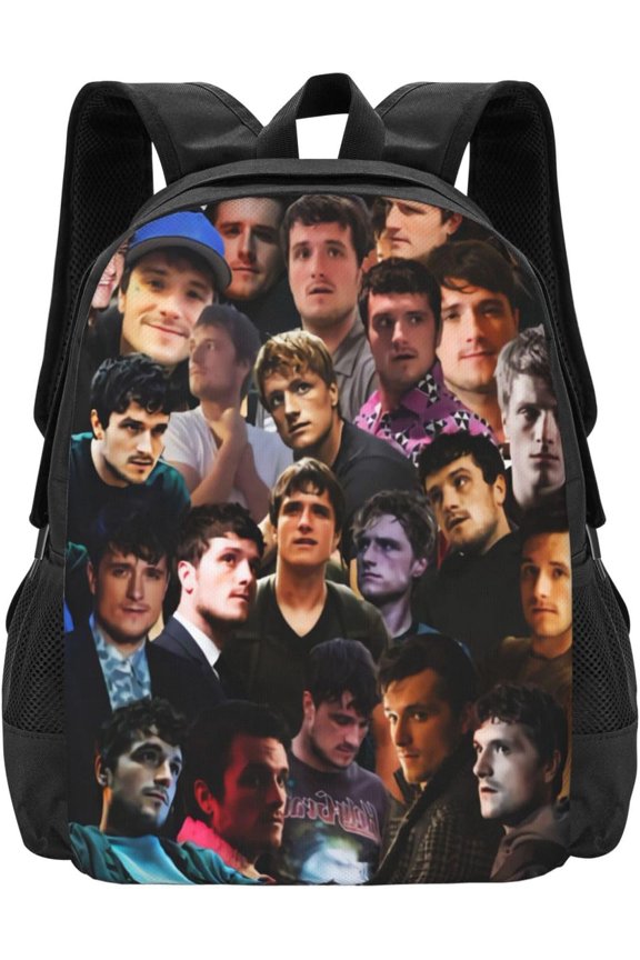 Josh Actors Hutcherson Travel Backpack Laptop Bag Casual Daypack Double Shoulder Bags for Business Outdoor Work 15.6 Inch