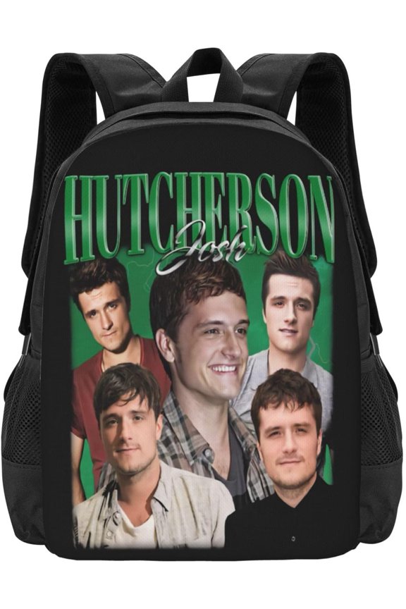 Josh Actors Hutcherson Travel Backpack Laptop Bag Casual Daypack Double Shoulder Bags for Business Outdoor Work 15.6 Inch