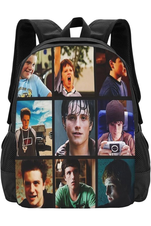 Josh Actors Hutcherson Travel Backpack Laptop Bag Casual Daypack Double Shoulder Bags for Business Outdoor Work 15.6 Inch