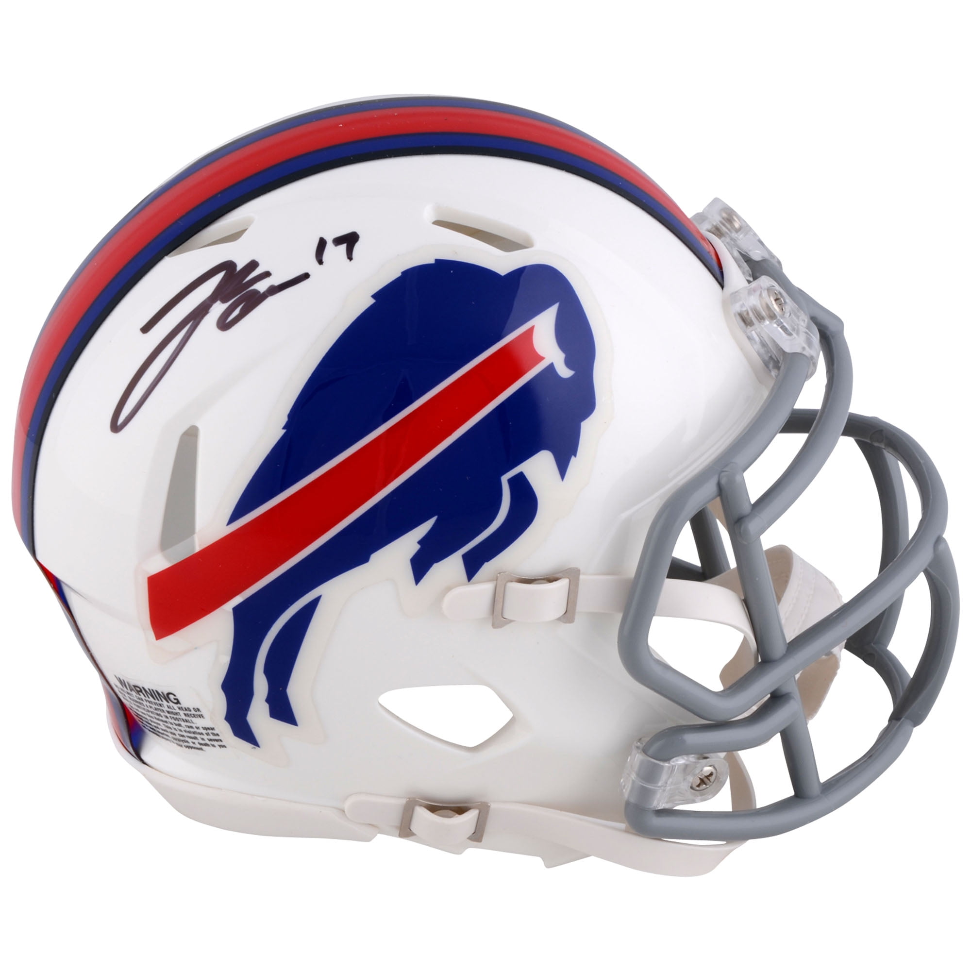 JOSH ALLEN BUFFALO BILLS AUTOGRAPHED SIGNED MINI HELMET CERTIFED AUTHENTIC