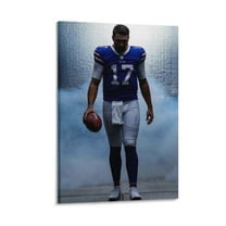 Josh Allen Poster Canvas Poster Artworks Canvas Poster Room Aesthetic Wall Art Prints Home Modern Decor Gifts 16x24inch(40x60cm)