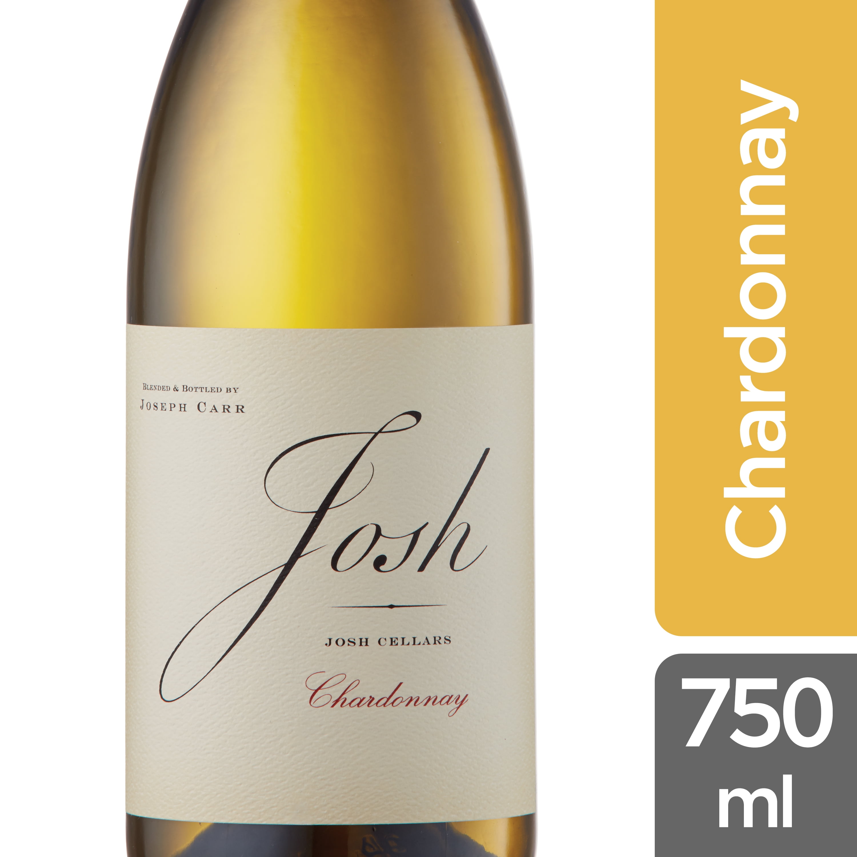 Josh Cellars California Chardonnay White Wine, 750 ML Glass Bottle, 5