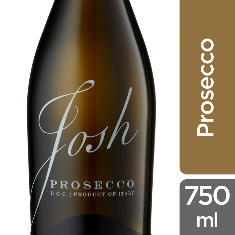Josh Cellars Prosecco Sparkling Wine, Italy, 750 ML Glass Bottle, 5  Servings 
