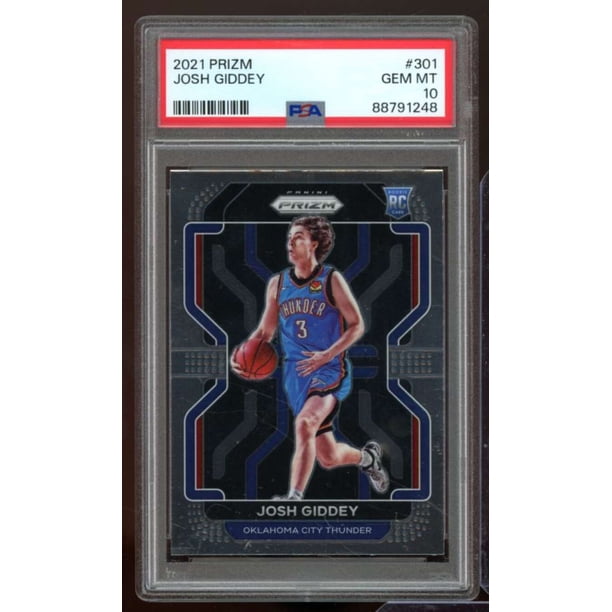 Josh Giddey Rookie Card 2021-22 Prizm #301 PSA 10 - Walmart 