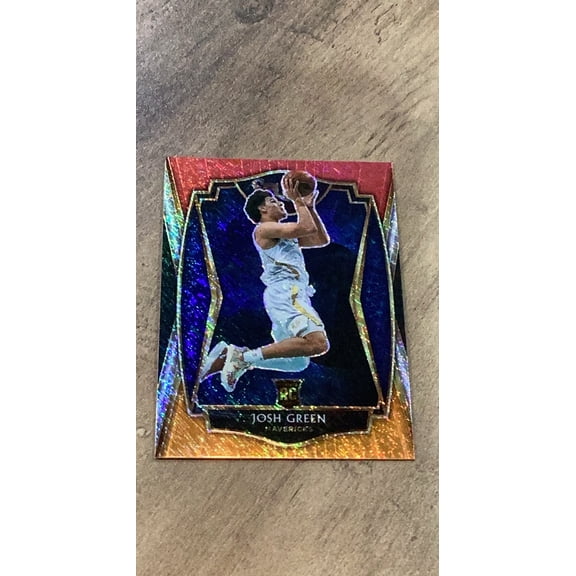 Josh Green 2020-21 Panini Select - Red White Orange Shimmer 192 trading card