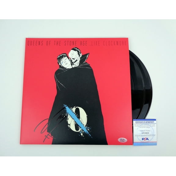Josh Homme Queens Of The Stone Age Signed Like Clockwork Vinyl Record Album PSA/DNA COA