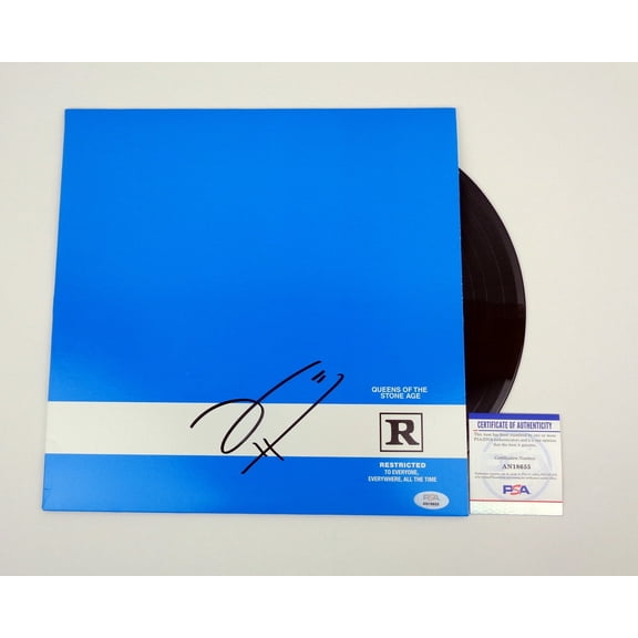 Josh Homme Queens Of The Stone Age Signed Rated R Vinyl Record PSA/DNA COA