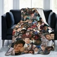 thumbnail image 1 of Josh Hutcherson Blanket Anti-Pilling Throw Blanket Plush Blanket Lightweight & Ultra-Soft, Warm & Comfy Flannel Fleece Blanket for Couch, Bed, Sofa, 40x50, 1 of 6