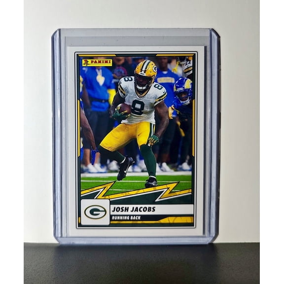Josh Jacobs 2025 Panini NFL #66 Sticker Card Green Bay Packers