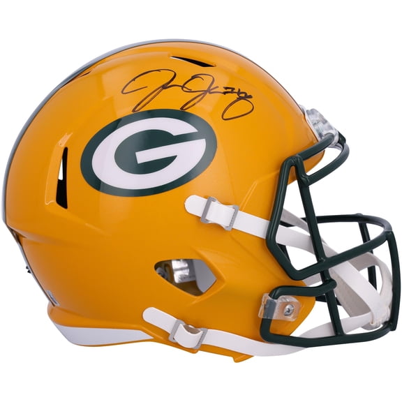 Josh Jacobs Green Bay Packers Autographed Speed Replica Helmet - Fanatics Authentic Certified