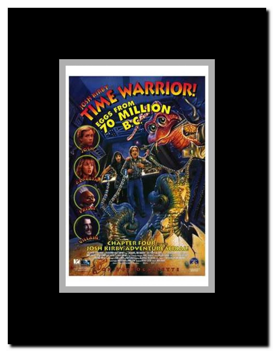 Josh Kirby Time Warrior Framed Movie Poster