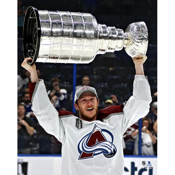 Josh Manson Colorado Avalanche Unsigned 2022 Stanley Cup Champions Raising Cup Photograph