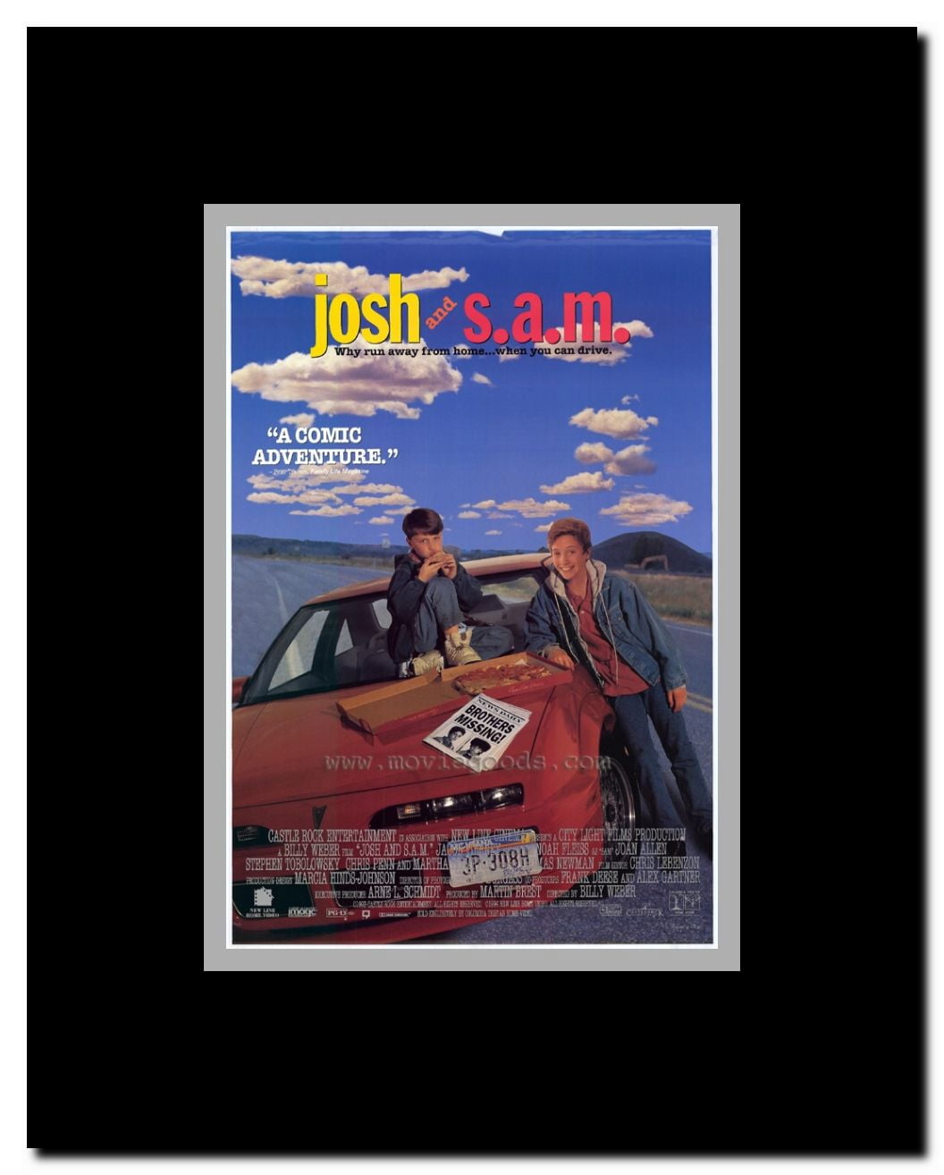 Josh and S.A.M. Framed Movie Poster